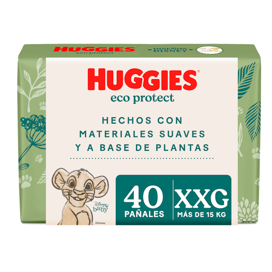 Pañales Huggies Eco Protect 5/XXG 40U